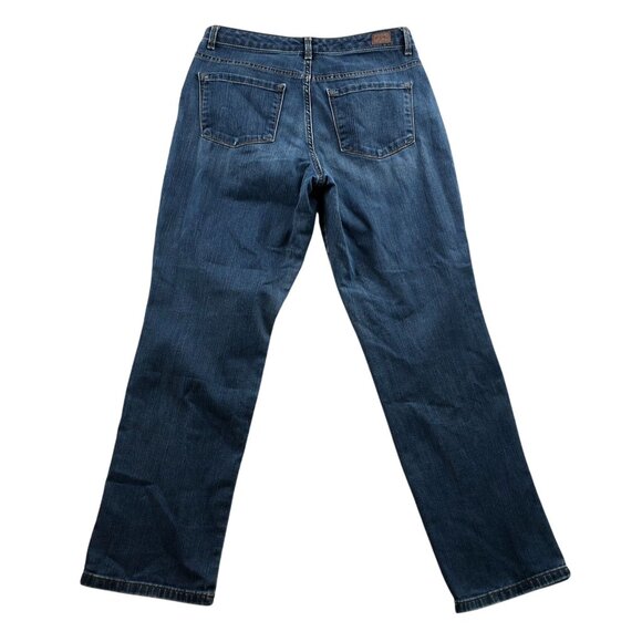 Lee Women's Jeans Size  33x30 Measured Relaxed Fit Straight Leg High Rise Blue - Picture 2 of 15